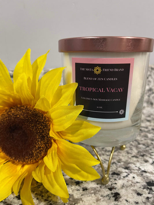 Blend of Zen Massage Candle- Tropical Vacay