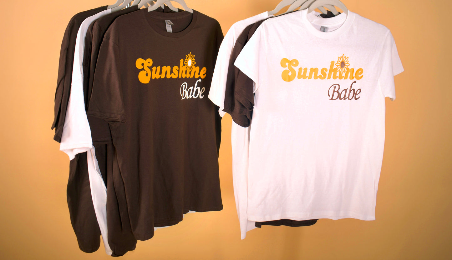 "Sunshine Babe" Cotton T-Shirt